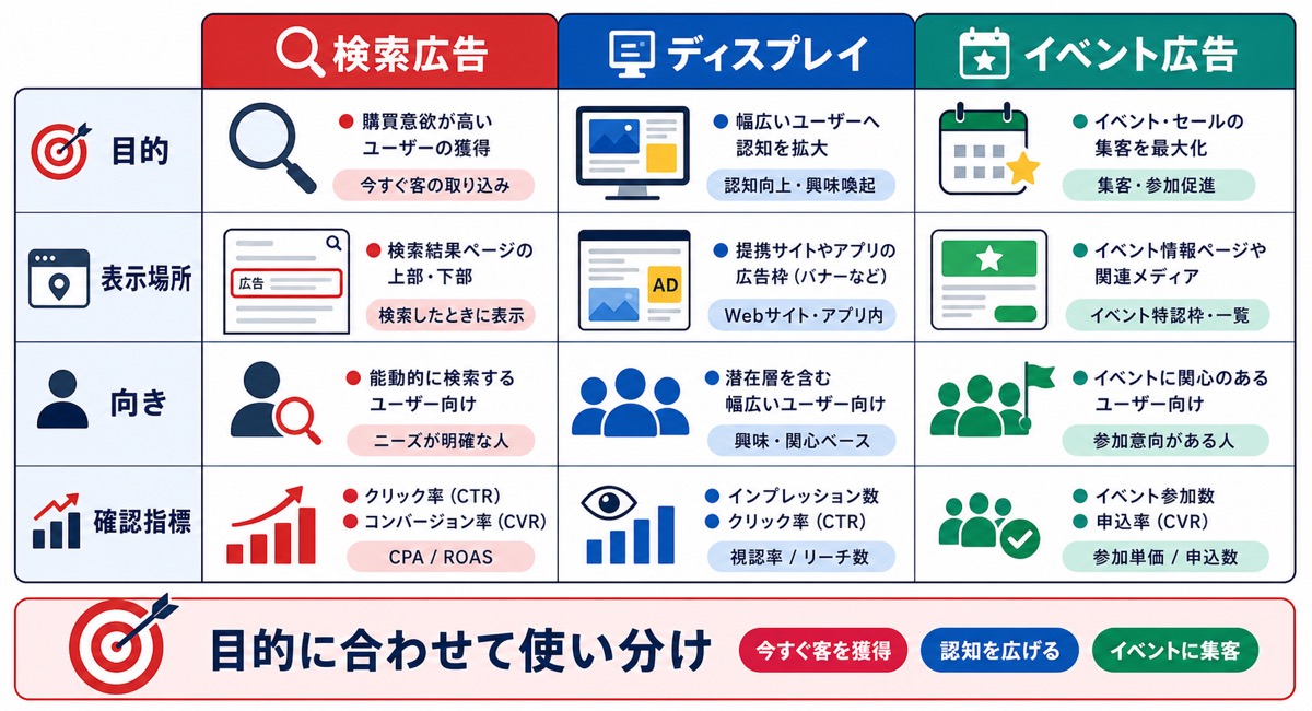PRオプションとアイテムリーチ広告の違いを比較した図