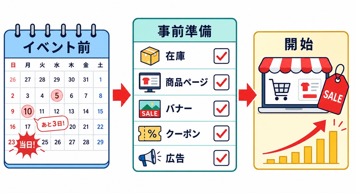 Yahoo!ショッピングの5のつく日前チェックリスト